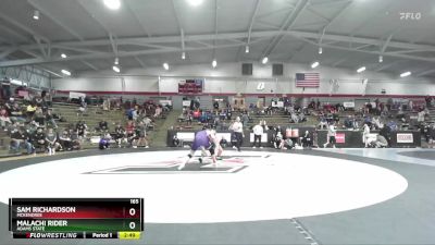 165 lbs Champ. Round 2 - Sam Richardson, McKendree vs Malachi Rider, Adams State