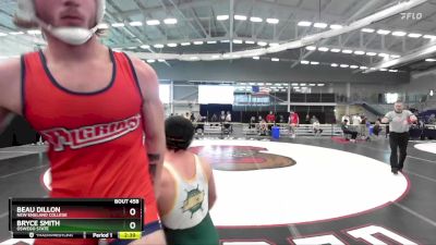 184 lbs 5th Place Match - Bryce Smith, Oswego State vs Beau Dillon, New England College