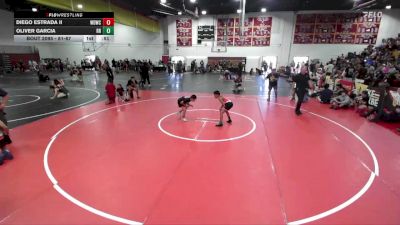 81-87 lbs Round 1 - Oliver Garcia, Riverside Rascals vs Diego Estrada Ii, Wolves Den Wrestling Club