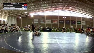 132 lbs Jon Whitbred, Pennsylvania Red vs Jamison Gregory, Michigan Blue