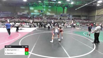 123 lbs Rr Rnd 1 - Elijah Baumgardner, San Luis Valley WC vs Giovanni Sanchez, Duran Elite