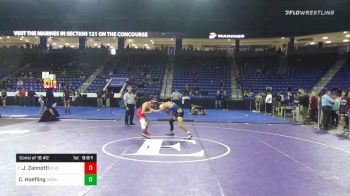 138 lbs Consolation - Justin Zannotti, Saint John's vs Connor Hoefling, Cranford