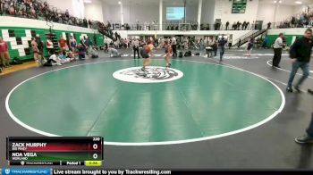 220 lbs Cons. Round 2 - Zack Murphy, Big Piney vs Noa Vega, Worland