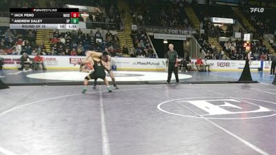 157 lbs Round Of 16 - Jack Peno, Nauset vs Andrew Daley, Bristol-Plymouth