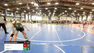 106 lbs Rr Rnd 2 - Jamie Lutz, Team Shutt Nation vs Liam Soe, University Hawks Wrestling Club