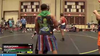 200 lbs Round 3 (6 Team) - Nevin Mattessich, Revival Aqua vs Kyle Gilreath, Team Alien