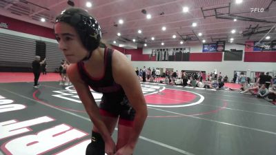 135 lbs Round 1 (12 Team) - Sofia Hoegemeyer, Red Venom vs Kylee Jesse, Cradletown Wrestling Academy