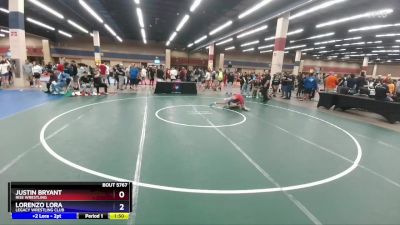 157 lbs Cons. Round 2 - Justin Bryant, Rise Wrestling vs Lorenzo Lora, Legacy Wrestling Club