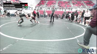 76 lbs Consi Of 4 - Colton Friddle, Rough Riders vs Jaxson Williams, Tecumseh Youth Wrestling