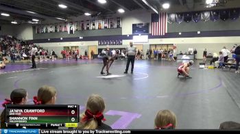 130 lbs 5th Place Match - Shannon Finn, Williamsburg vs Ja`Niya Crawford, Linn-Mar
