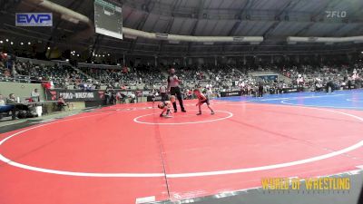 46 lbs Round Of 32 - Dakota Mendoza, MANTANONA-TC vs Miles Sanders, Team Tulsa Wrestling Club