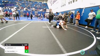 119 lbs Consi Of 8 #2 - Andrew Johnson, Team Nomad vs Bentlee Hernandez, Clinton Youth Wrestling