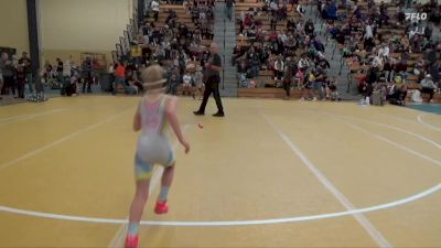 55 lbs Semifinal - Lux Hall, DC Elite vs Luna Kilker, NO LIMIT Wrestling Club