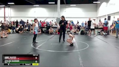 76 lbs Round 3 (4 Team) - Abby Guzzo, New England Gold vs Steven Barker, SEPA