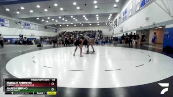 120 lbs Cons. Round 4 - Enrique Sermeno, Friendly Hills Wrestling Club vs Anakin Briano, Eastvale Elite