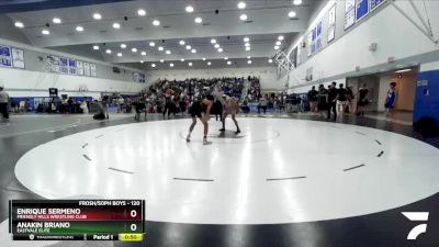 120 lbs Cons. Round 4 - Enrique Sermeno, Friendly Hills Wrestling Club vs Anakin Briano, Eastvale Elite