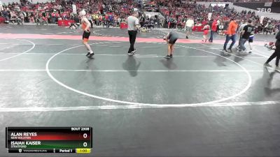 125 lbs Champ. Round 2 - Isaiah Kaiser, Stratford vs Alan Reyes, New Holstein