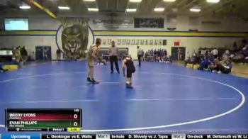 145 lbs Quarterfinal - Evan Phillips, Mid-Prairie vs Brody Lyons, Fairfield