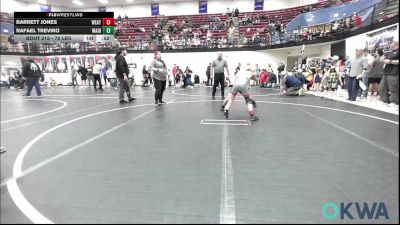 75 lbs Quarterfinal - Barrett Jones, Weatherford Youth Wrestling vs Rafael Trevino, Madill Takedown