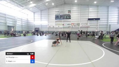 70 kg Rr Rnd 1 - Hudson Proctor, Delta WC vs Timothy Platt, Dominate WC