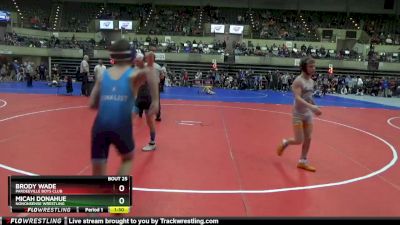 102 lbs Quarterfinal - Micah Donahue, Nononsense Wrestling vs Brody Wade, Pardeeville Boys Club