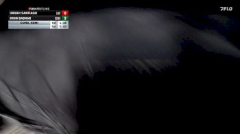 144 lbs Cons. Semi - John Badami, SWA Slate Wrestling Academy vs Urijah Santiago, Longwood Wrestling Club