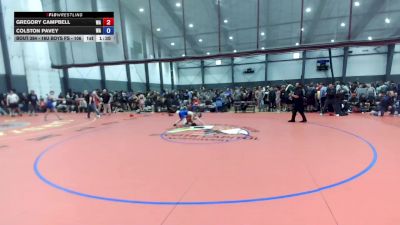 16U Boys FS - 106 lbs Cons. Round 3 - Gregory Campbell, WA vs Colston Pavey, WA