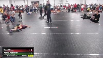 45 lbs Round 3 - Eli Cano, Carolina Reapers vs Adriel Robinson, Suplex City Raptors