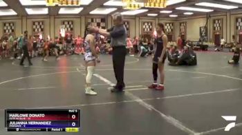 118 lbs Round 1 (10 Team) - Marlowe Donato, Elite NJ Blue vs Julianna Hernandez, PinkWave