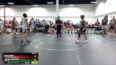 130 lbs Round 3 (4 Team) - Kaua Reis, New England Gold vs Takeo Dawson, SEPA