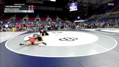 190 lbs 7th Place Match - Hayleen Martinez, KS vs Briana Alvarado, CA