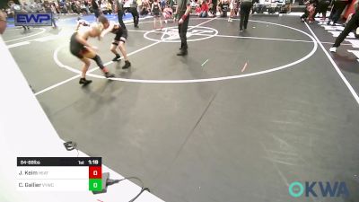 84-88 lbs Quarterfinal - Jace Keim, Heat vs Cole Gallier, Verdigris Youth Wrestling