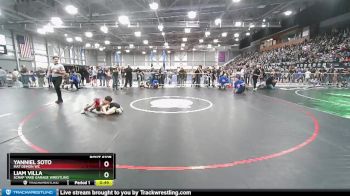 63 lbs Cons. Round 2 - Liam Villa, Scrap Yard Garage Wrestling vs Yanniel Soto, Mat Demon WC