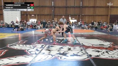145 lbs Consi Of 4 - Alberico Mancini, Top Flight Wrestling Academy vs Ryan Ivy, Journeymen WC
