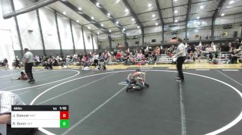 66 lbs Semifinal - Joshua Sawyer, Mat Demon WC vs Raiden Bunn, Victory Wrestling-Central WA