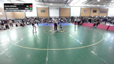 132 lbs 5th Place - Olivia Hopkins, Rocky Hill vs Mia Marigliano, Franklin County