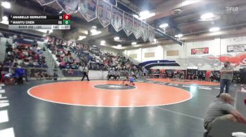 120 lbs Quarterfinal - Anabelle Serratos, Santa Ana vs Wanyu Chen, Valencia