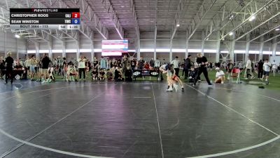 113 lbs Cons. Round 3 - Christopher Roos, California vs Sean Winston, Team Idaho Wrestling Club