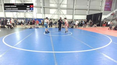 285 lbs Quarters - Logan Leeson, Inland Northwest Wrestling Training Center vs Aaron Chavez, Victory Wrestling-Central WA