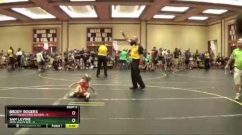 46 lbs Round 2 (6 Team) - Brody Rogers, Smittys Barn Hard Rockers vs Sam Levine, Steel Valley Red