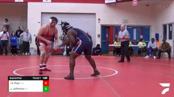 285 lbs Quarterfinal - Anthony Popi, Plymouth vs Jamari Jefferson, Gary Westside
