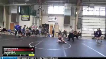 68 lbs Round 1 (8 Team) - Mason Sigle, PA Alliance Blue vs Sebastian Shine, All American