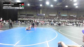 74 lbs Semifinal - Gabriel Mercado, Duran Elite vs Messias Sena, Top Notch