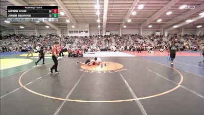 132 lbs Quarterfinal - Mason Rohr, OH vs Justin Beauvais, AZ