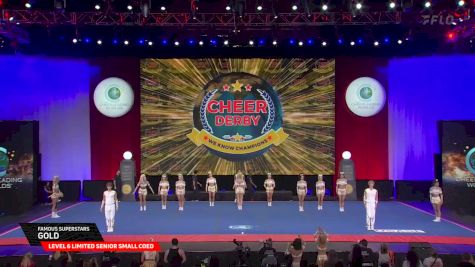 Famous Superstars - GOLD [2025 L6 Limited Senior Small Coed Semis] 2025 The Cheerleading Worlds