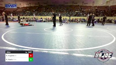 85 lbs Round Of 16 - Kaden N. Hughes, Del City Little League vs Raleigh Raetz, Texas Elite Wrestling