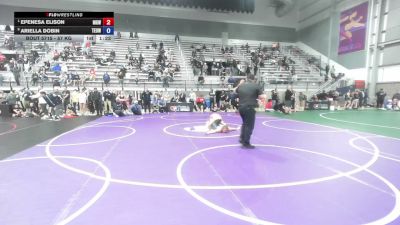 57 kg Quarters - Epenesa Elison, Monster Garage Wrestling vs Ariella Dobin, Toss Em Up Wrestling Academy