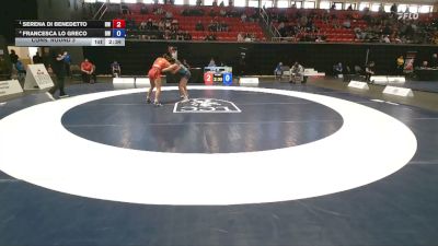 53kg Cons. Round 3 - Serena Di Benedetto, Hamilton WC vs Francesca Lo Greco, Brock WC