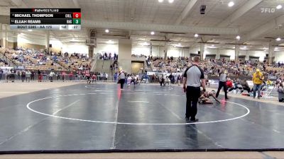 AA 175 lbs 5th Place Match - Michael Thompson, Collierville High School vs Elijah Reams, Riverdale High School