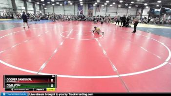 76 lbs Rd# 1 9:00am Friday - Nico Emili, PA Silver vs Cooper Sandoval, Scorpions